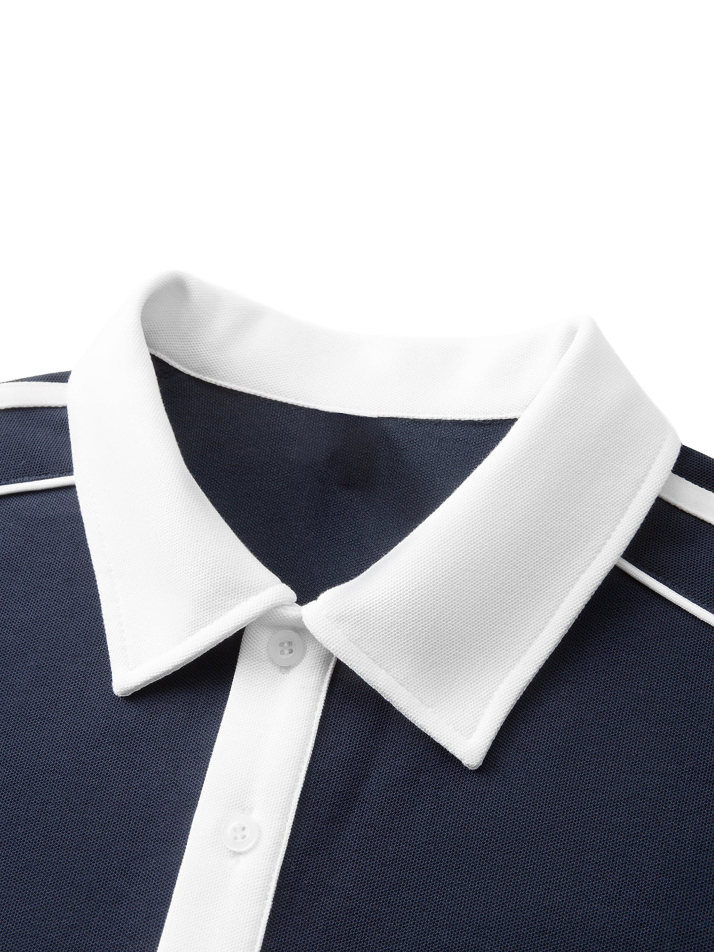 Westward Edge LeRoi Contrast Collar Short-Sleeve Polo Shirt