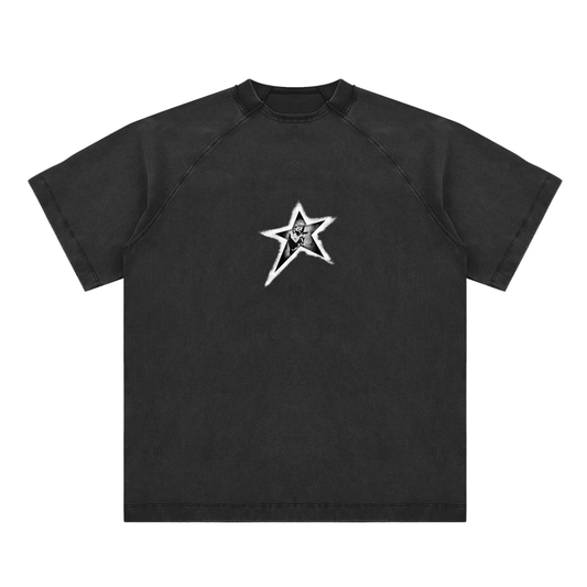 LeRoi unisex Vintage Washed Raglan Cotton T-Shirt