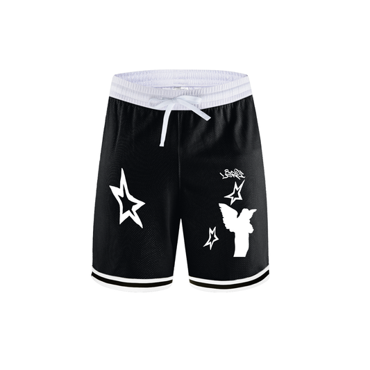 Gym LeRoi unisex Classic Stripe Trim Basketball Shorts 5050005