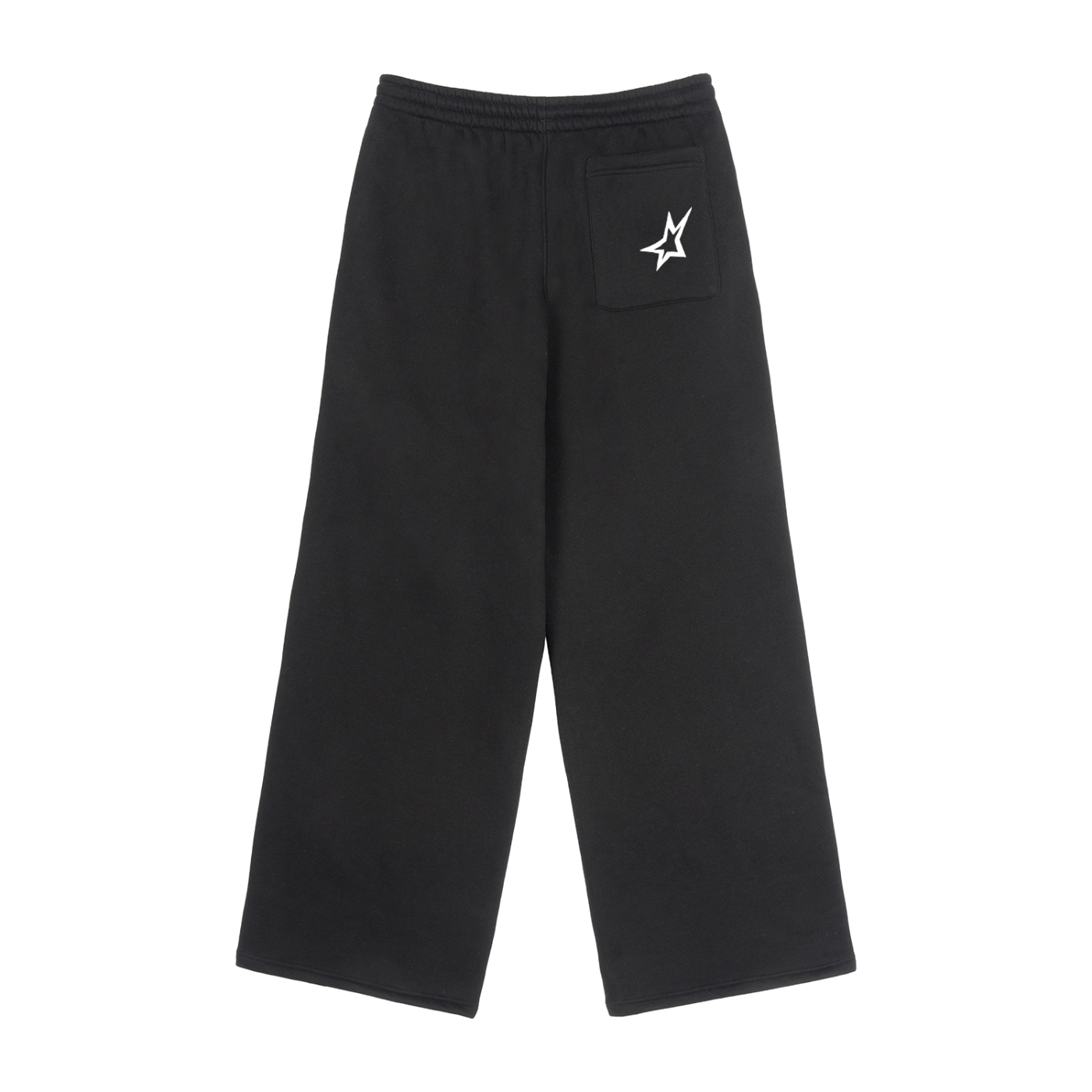 Fleece Drawstring Straight-Leg Sweatpants