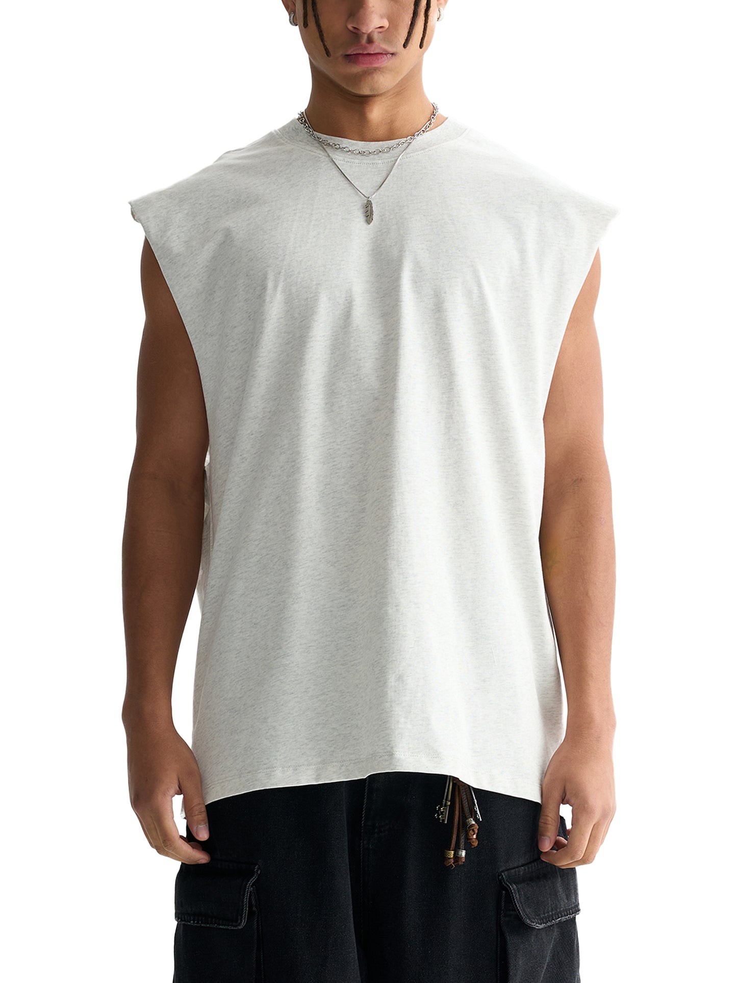 Westward Edge LeRoi Raw Edge Cotton Tank Top